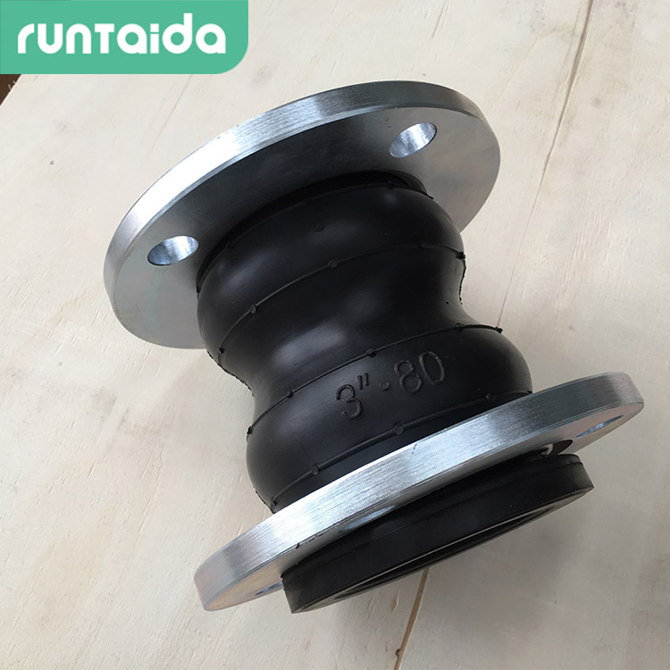 潤(rùn)泰達-雙(shuāng)球體彈(dàn)性橡膠接(jiē)頭雙球橡膠軟接(jiē)頭橡膠補償器